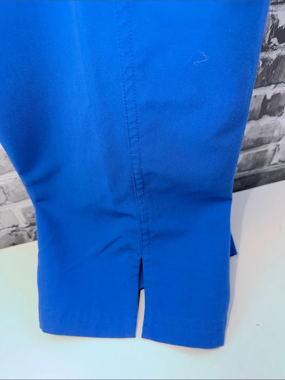 FIGS Blue Straight-Leg Work Pants